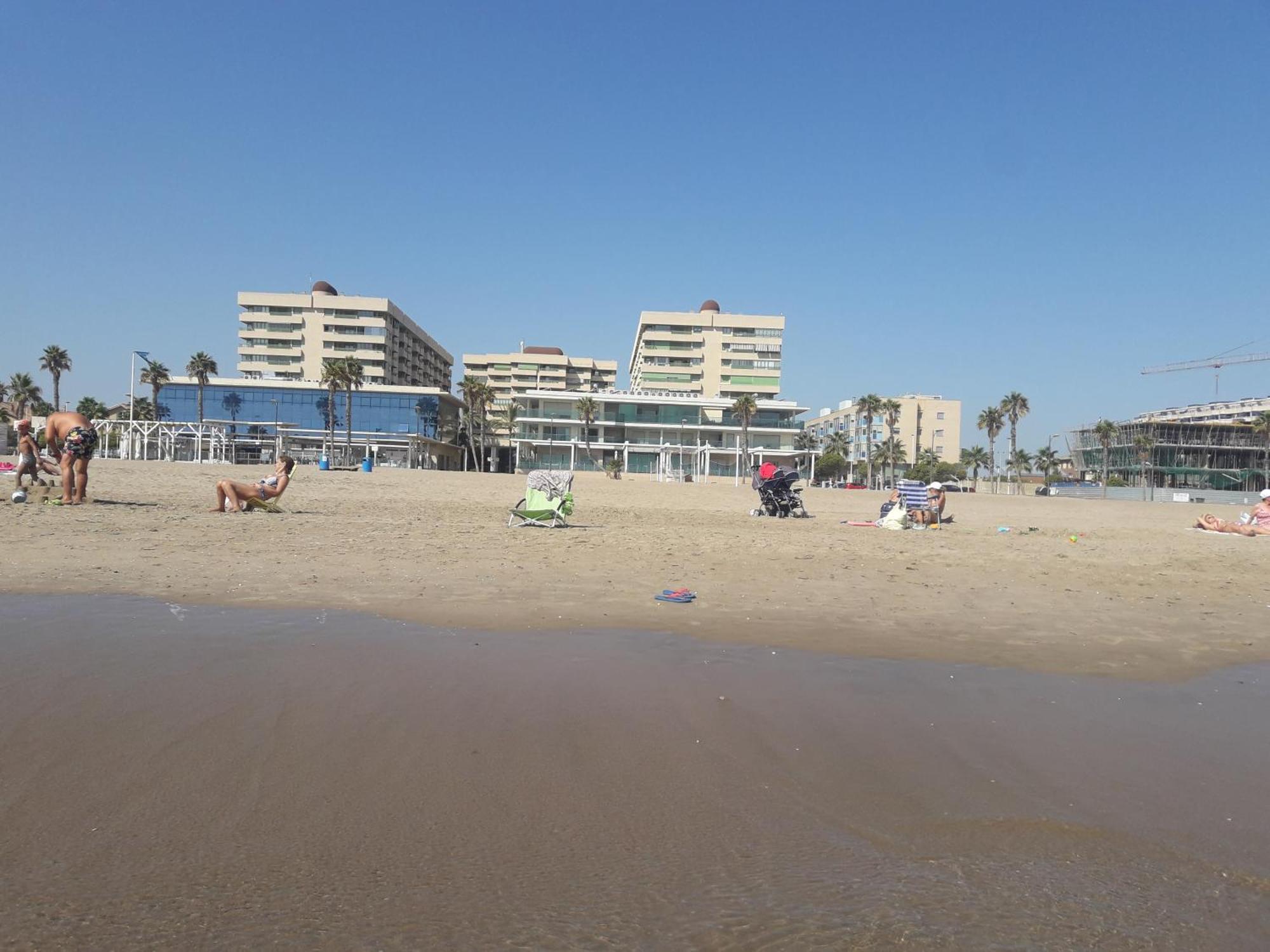 Apartamento Dos Habitaciones Primera Linea De Playa 발렌시아 외부 사진