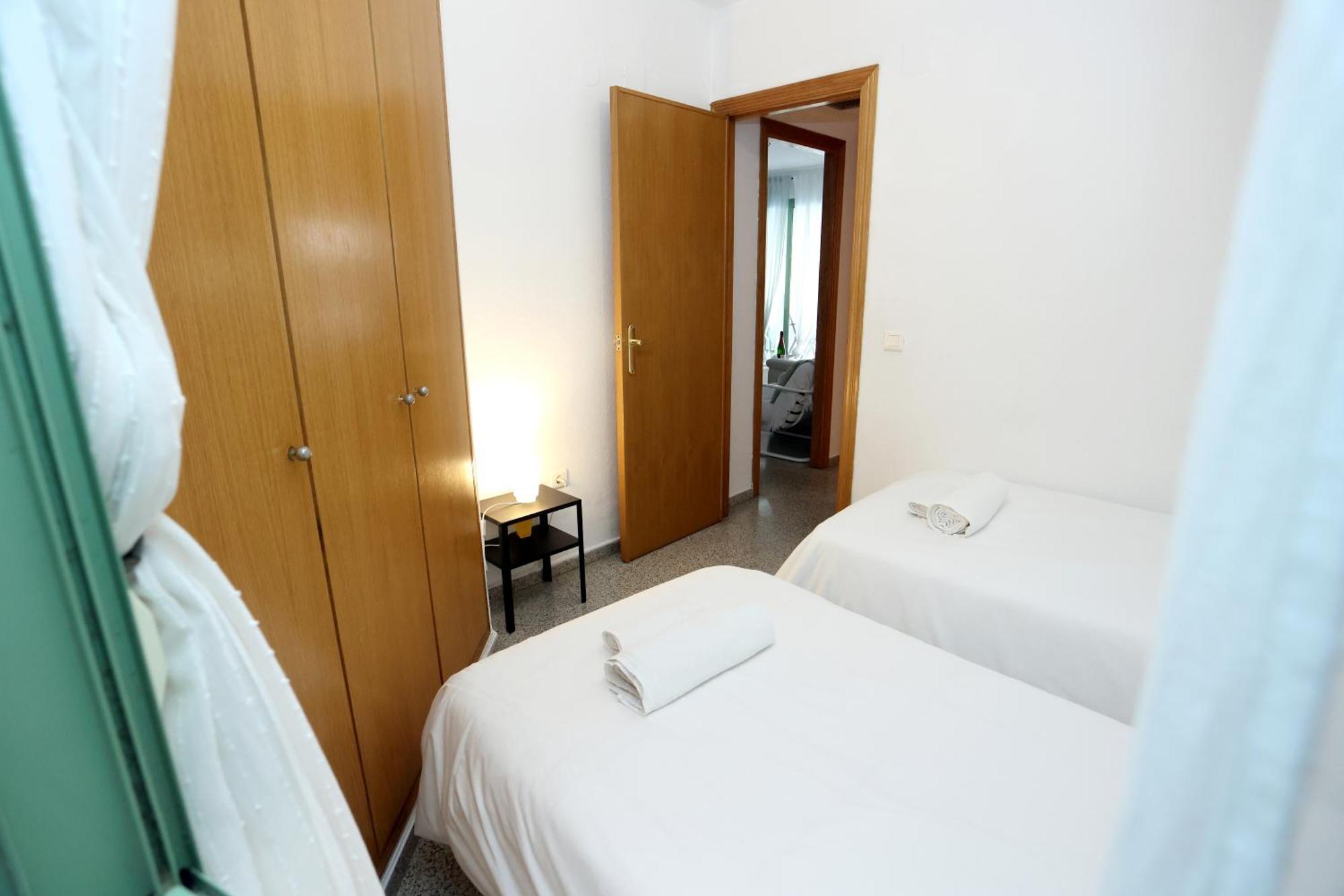Apartamento Dos Habitaciones Primera Linea De Playa 발렌시아 외부 사진